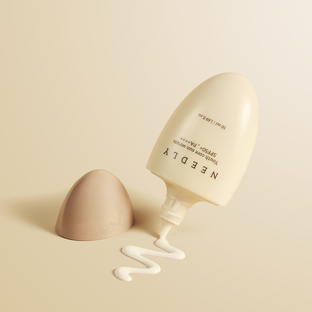 NEEDLY Youth Core Sun Serum SPF 50+ PA++++ 50ml - Сонцезахисна крем-сироватка потрійної дії - фото №1